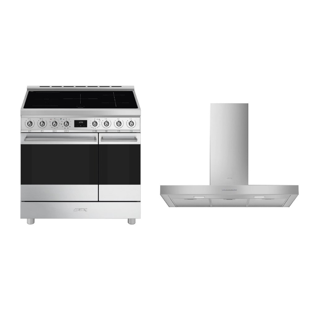 Smeg Symphony Classic Induction Range Cooker & Hood Pack