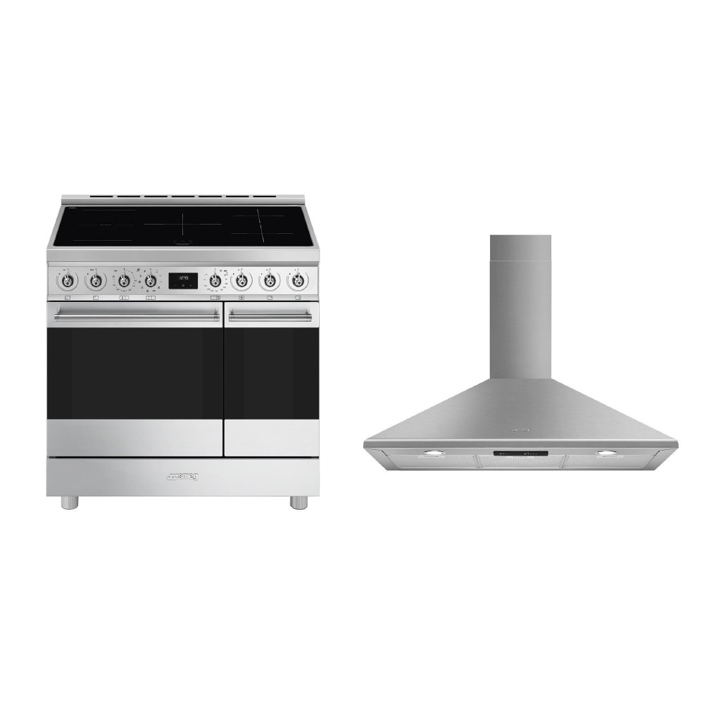 Smeg Symphony Classic Induction Range Cooker & Hood Pack