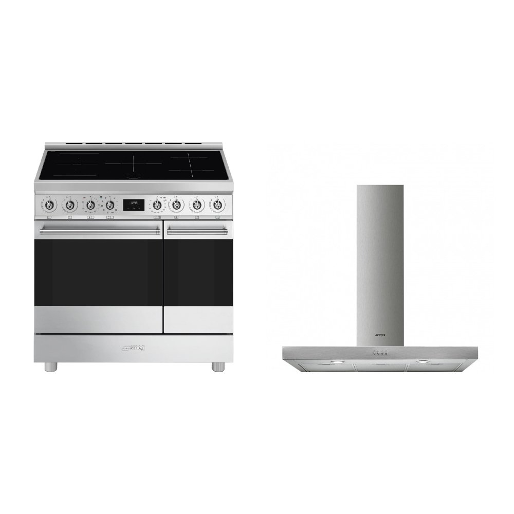 Smeg Symphony Classic Induction Range Cooker & Hood Pack