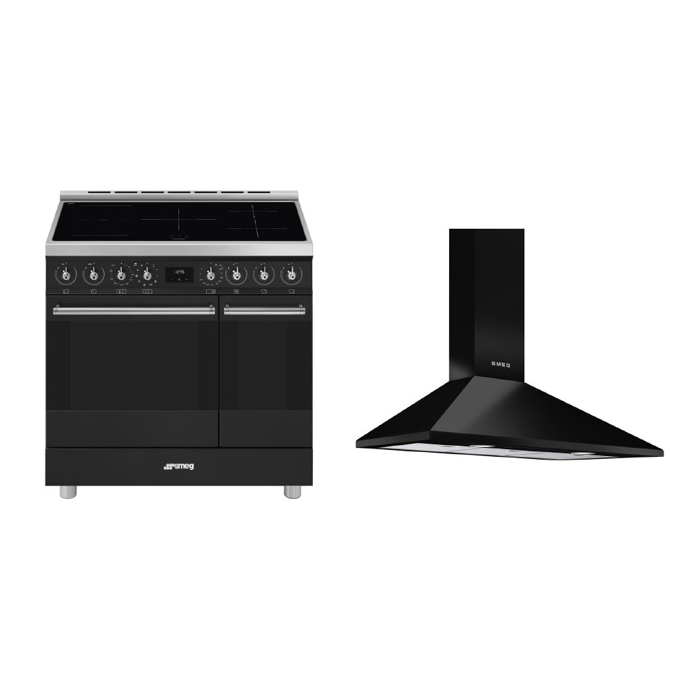 Smeg Symphony Classic Induction Range Cooker & Hood Pack