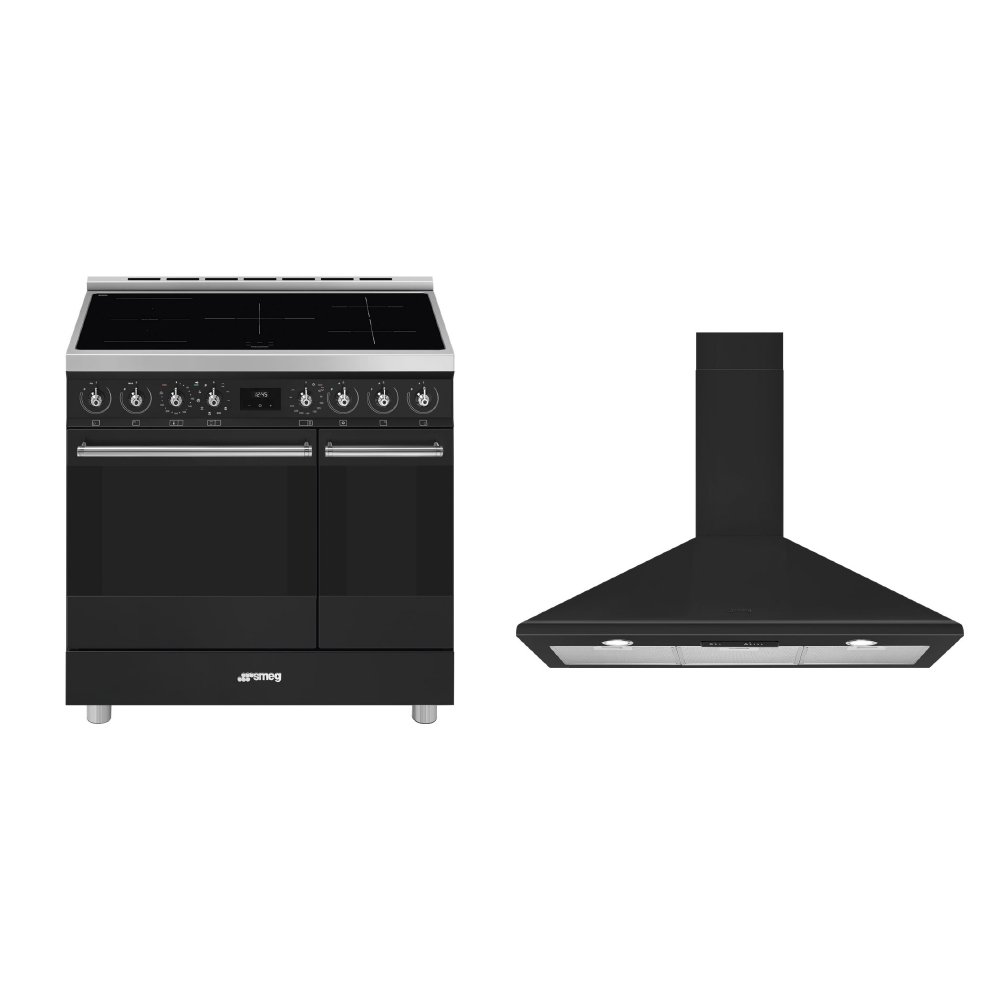 Smeg Symphony Classic Induction Range Cooker & Hood Pack