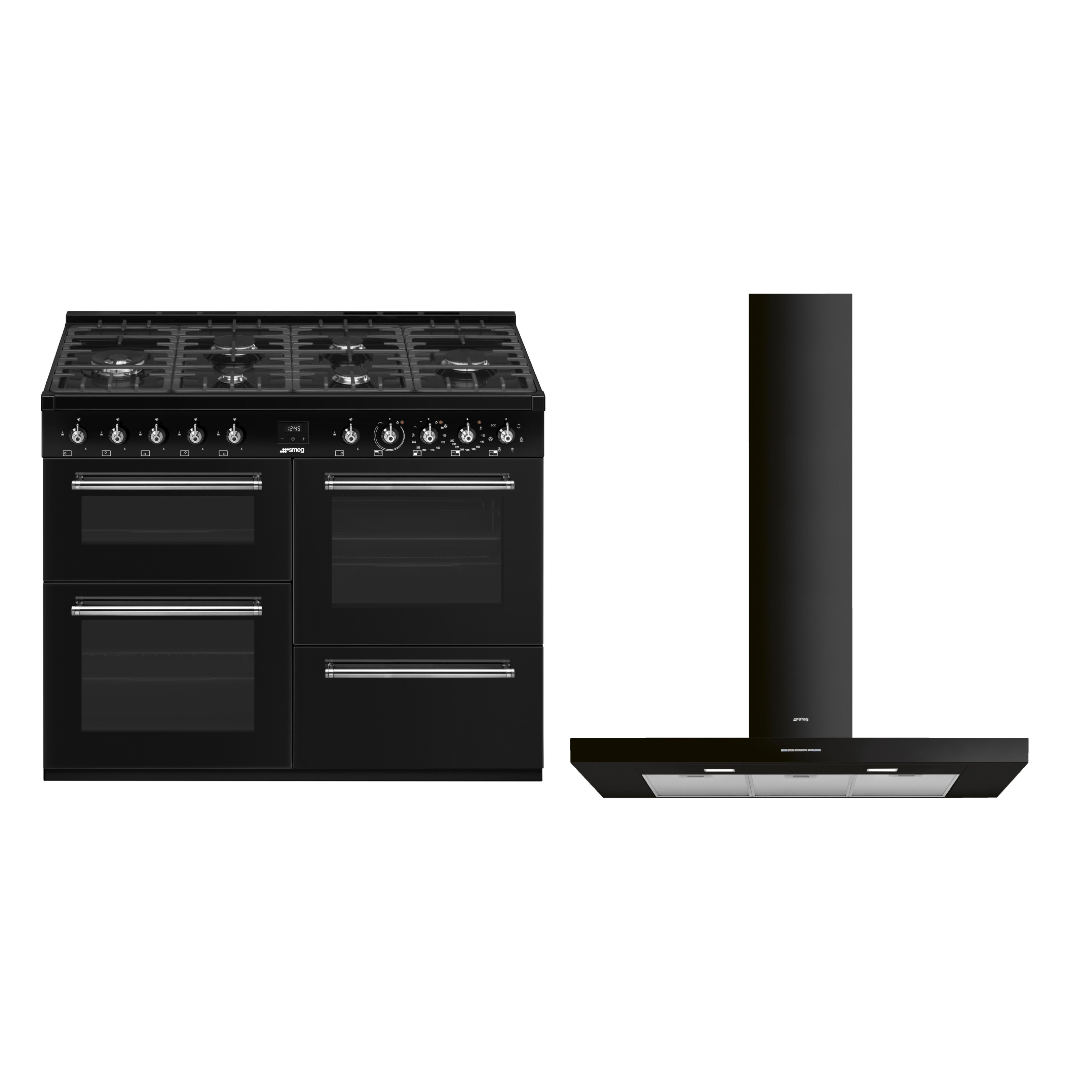 Smeg Concert Dual Fuel Range Cooker & Hood Pack
