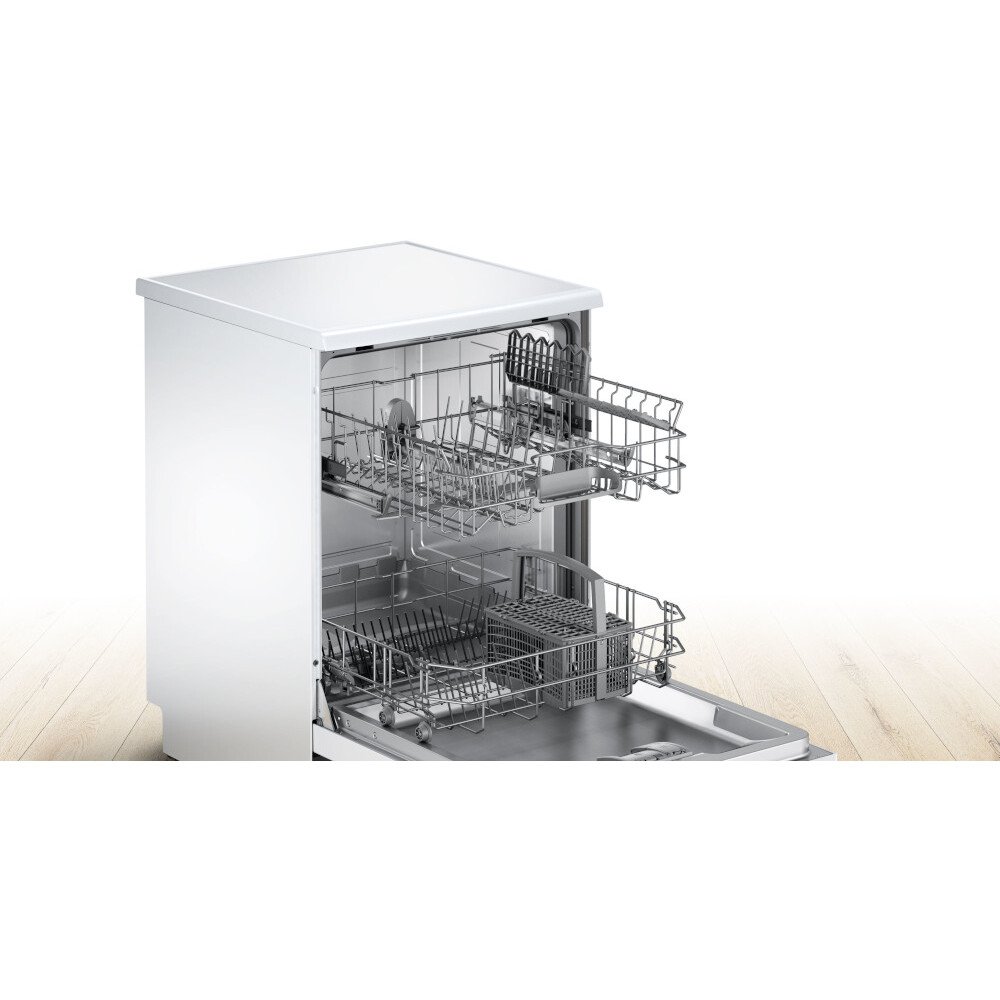 Bosch SMS26AW08G Series 2 Dishwasher, 12 Place Settings, White, E Rated