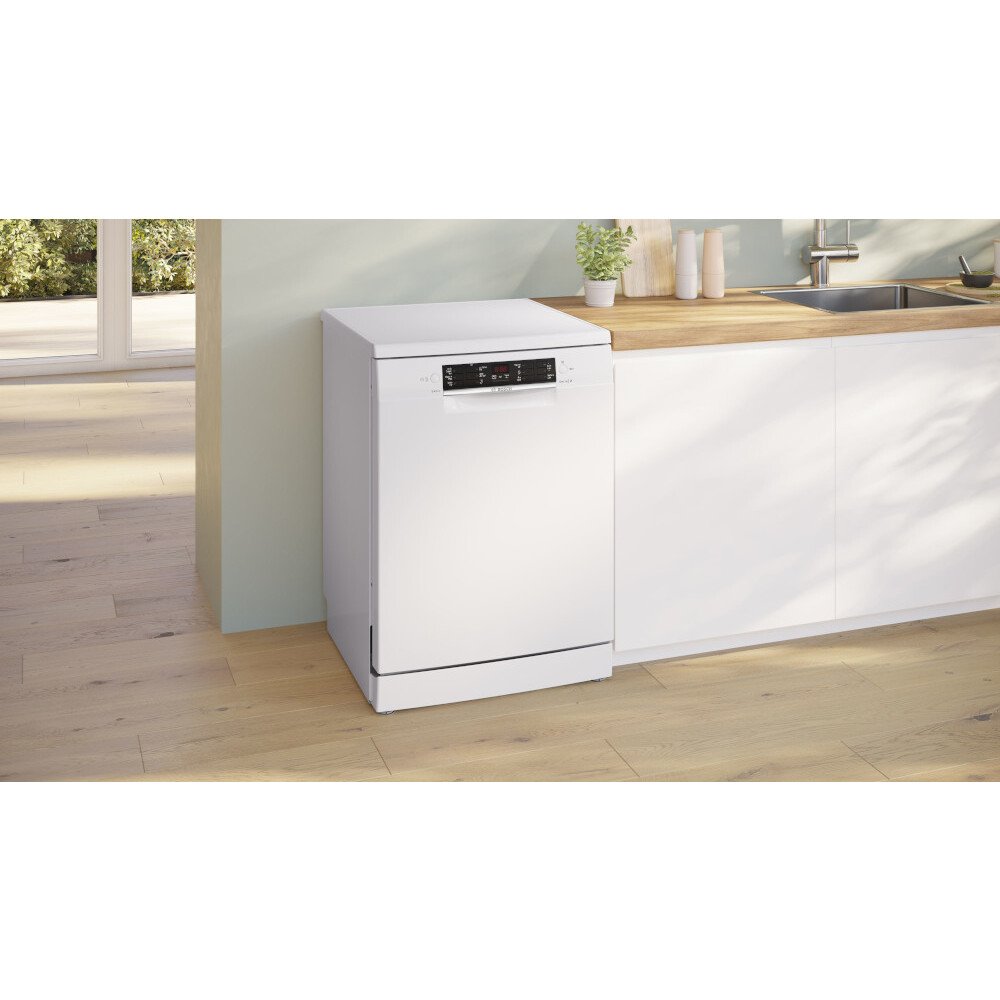 Bosch SMS26AW08G Series 2 Dishwasher, 12 Place Settings, White, E Rated