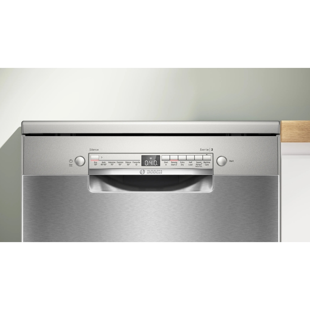 Bosch SMS2HVI06G Dishwasher, 14 Place Settings, Stainless Steel, C Rated