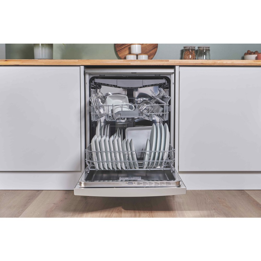 Bosch SMS2HVI67G Series 2 Dishwasher, 14 Place Settings, Silver, D Rated
