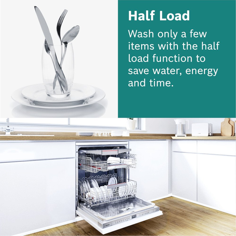 Bosch SMS2HVW66G Series 2 Dishwasher, 13 Place Settings, White, E Rated