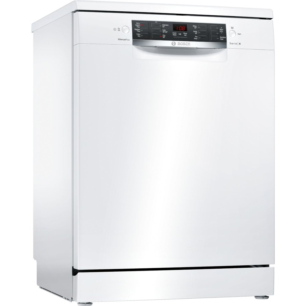 Bosch SMS46JW09G Serie 4 Dishwasher, White