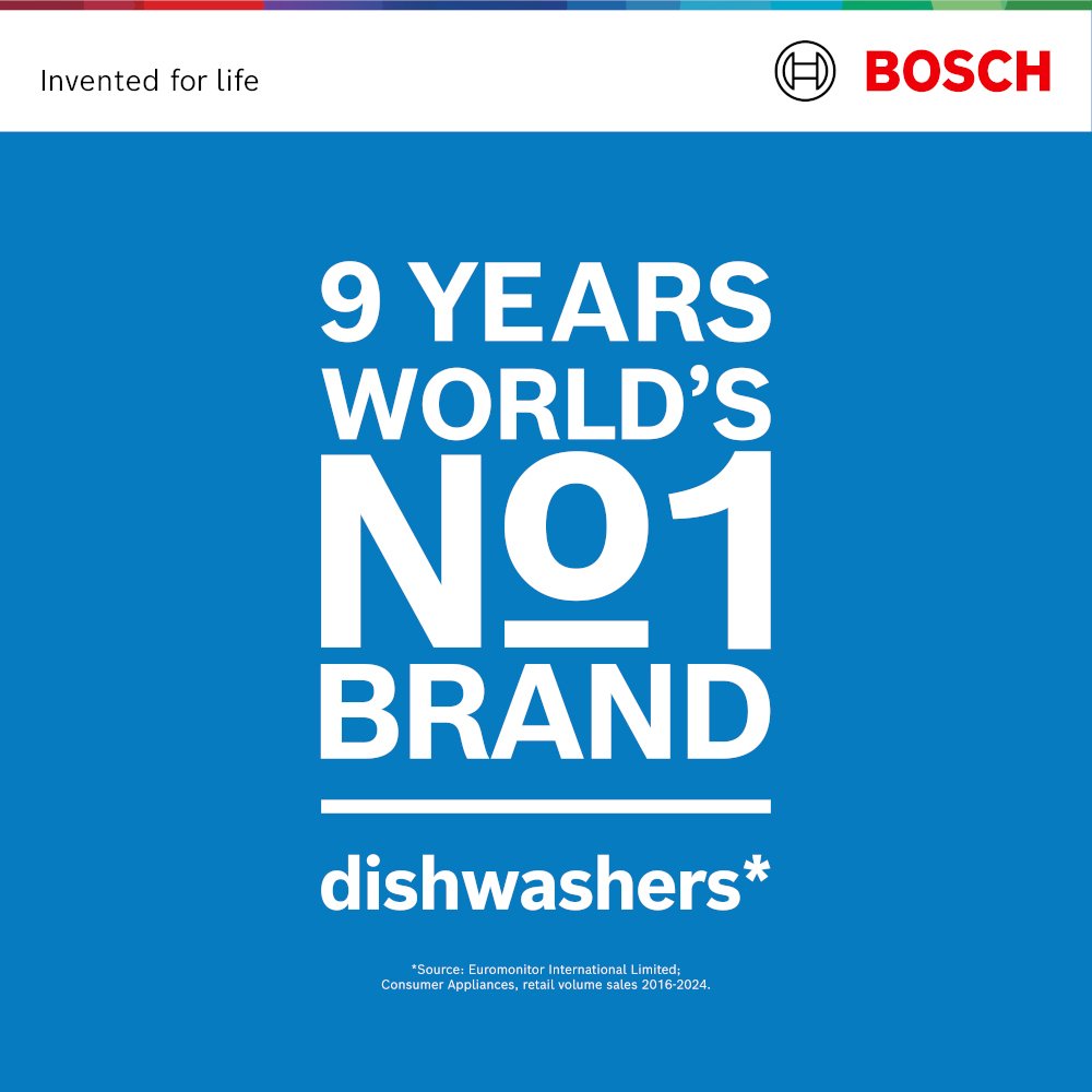 Bosch SMS4EMI06G Series 4 Dishwasher, 14 Place Settings, Silver, B Rated