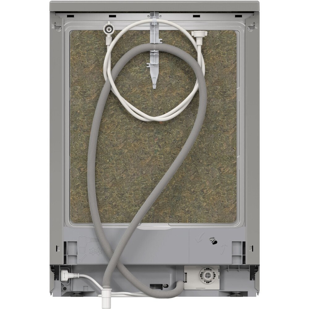 Bosch SMS4EMI06G Series 4 Dishwasher, 14 Place Settings, Silver, B Rated