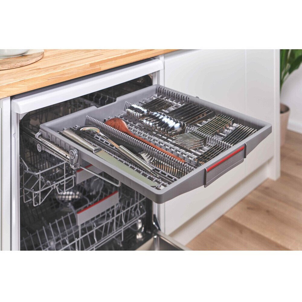 Bosch SMS6ZCW10G Series 6 Dishwasher, 14 Place Settings, White, B Rated