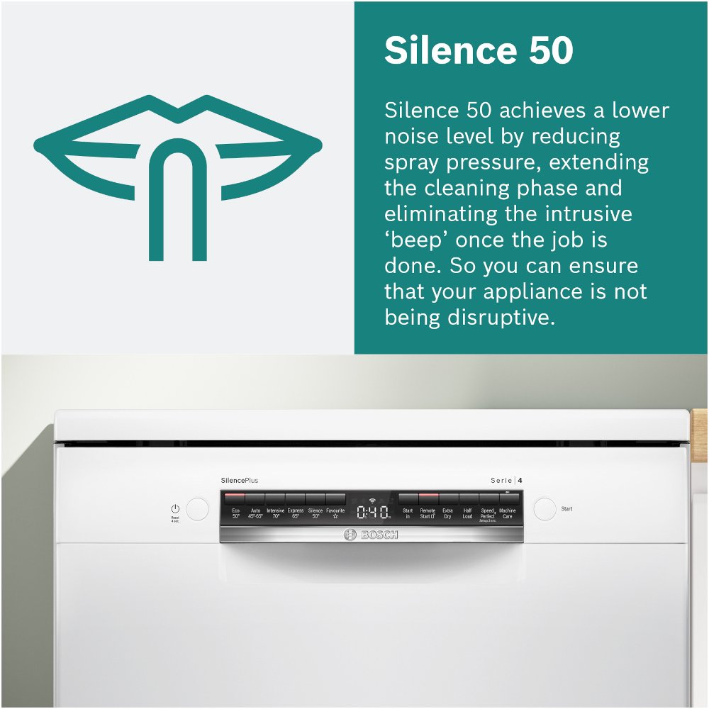 Bosch SMV6ZCX10G Series 6 Fully Integrated Dishwasher, 14 Place Settings, B Rated