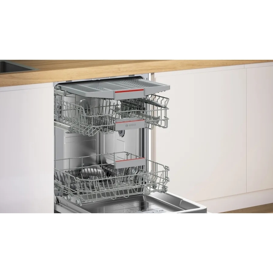 Bosch SMV6ZCX10G Series 6 Fully Integrated Dishwasher, 14 Place Settings, B Rated