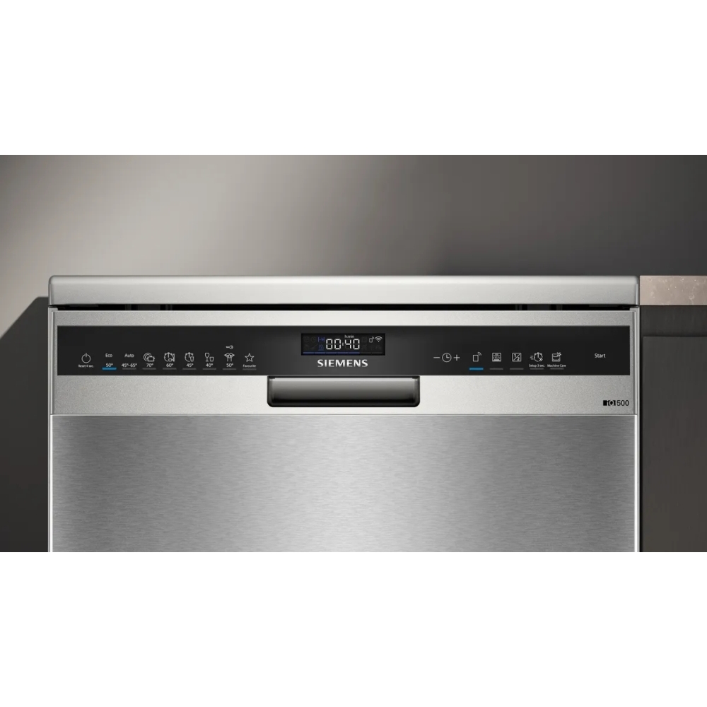 Siemens SN25EI13CE iQ500 Dishwasher, 14 Place Settings, Stainless Steel, A Rated