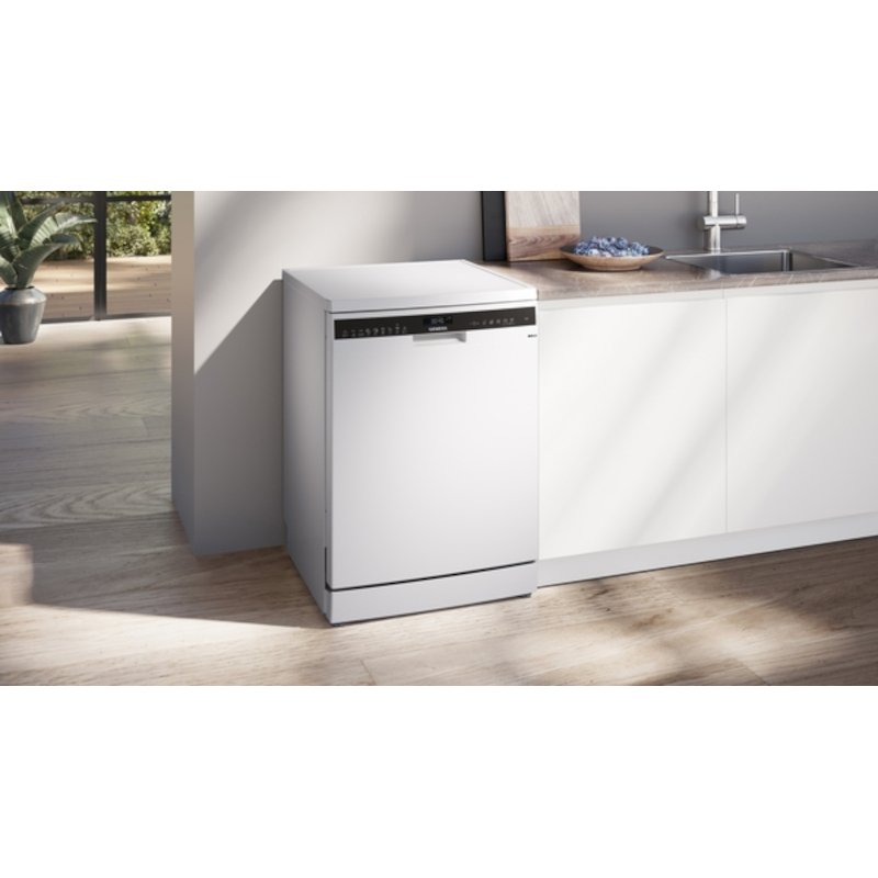 Siemens SN25EW13CE iQ500 Dishwasher, 14 Place Settings, White, A Rated