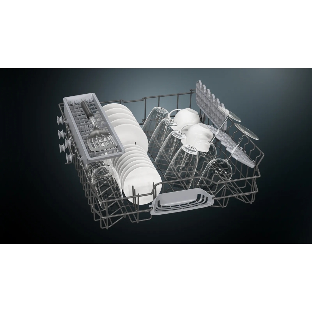 Siemens SN61HX02TG iQ100 Fully Integrated Dishwasher, 13 Place Settings, D Rated