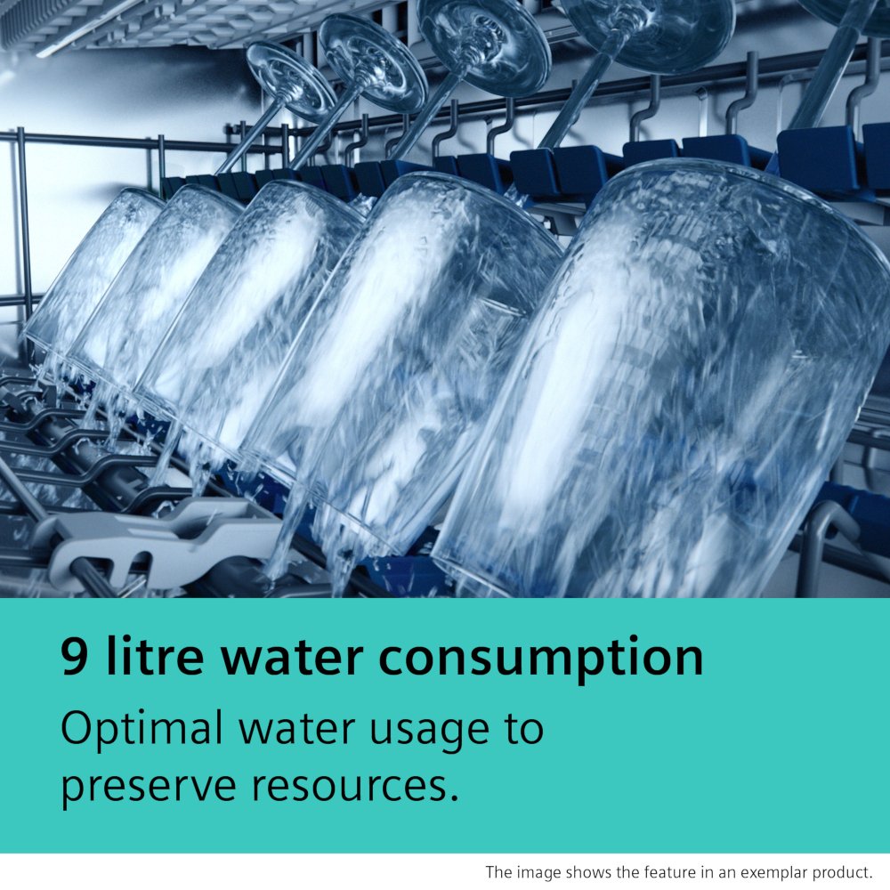 Siemens SN95EX12CG iQ500 Fully Integrated Dishwasher, 14 Place Settings, A Rated