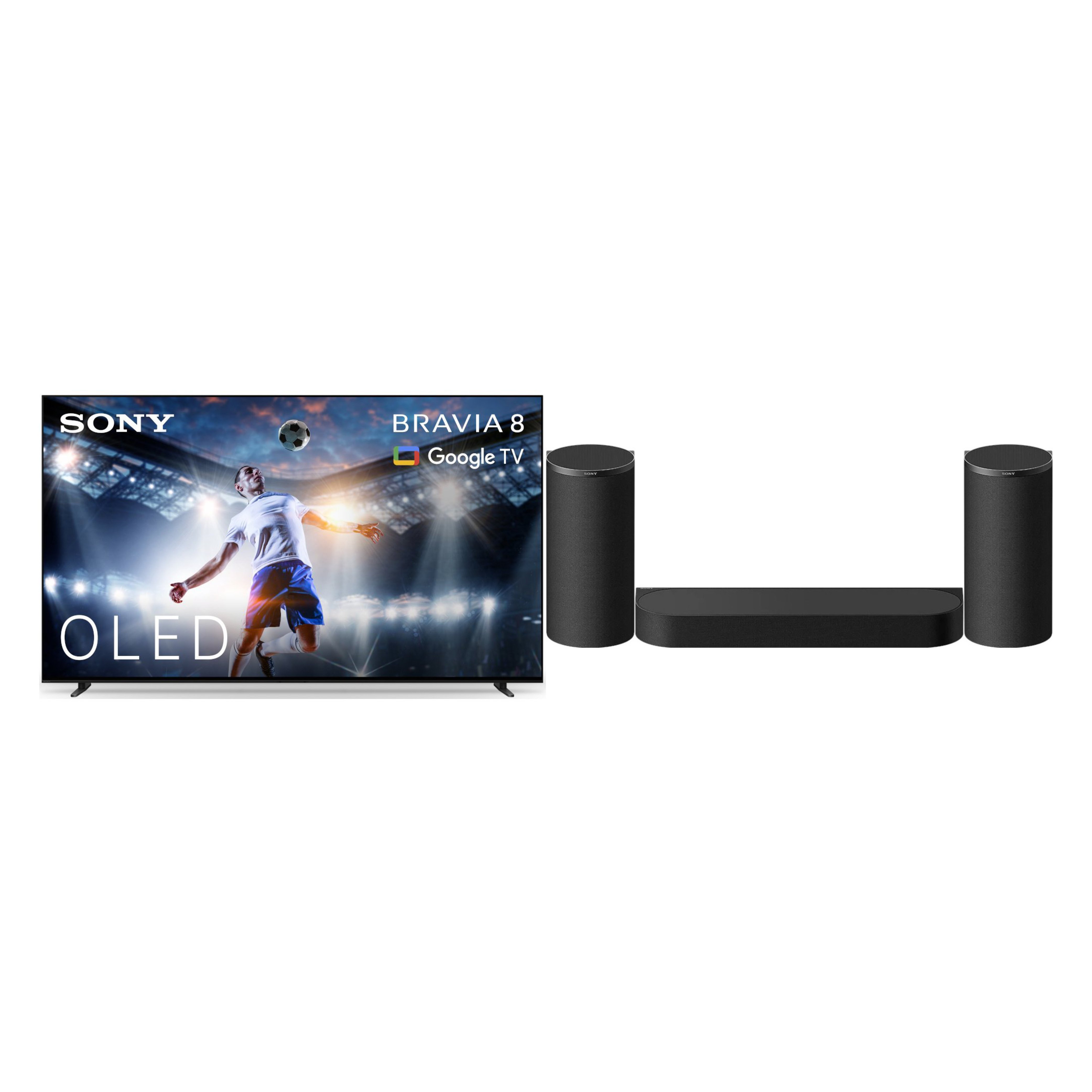 Sony K77XR80PU 77" 4K OLED Smart TV + HTA8.CEK Sound Bar