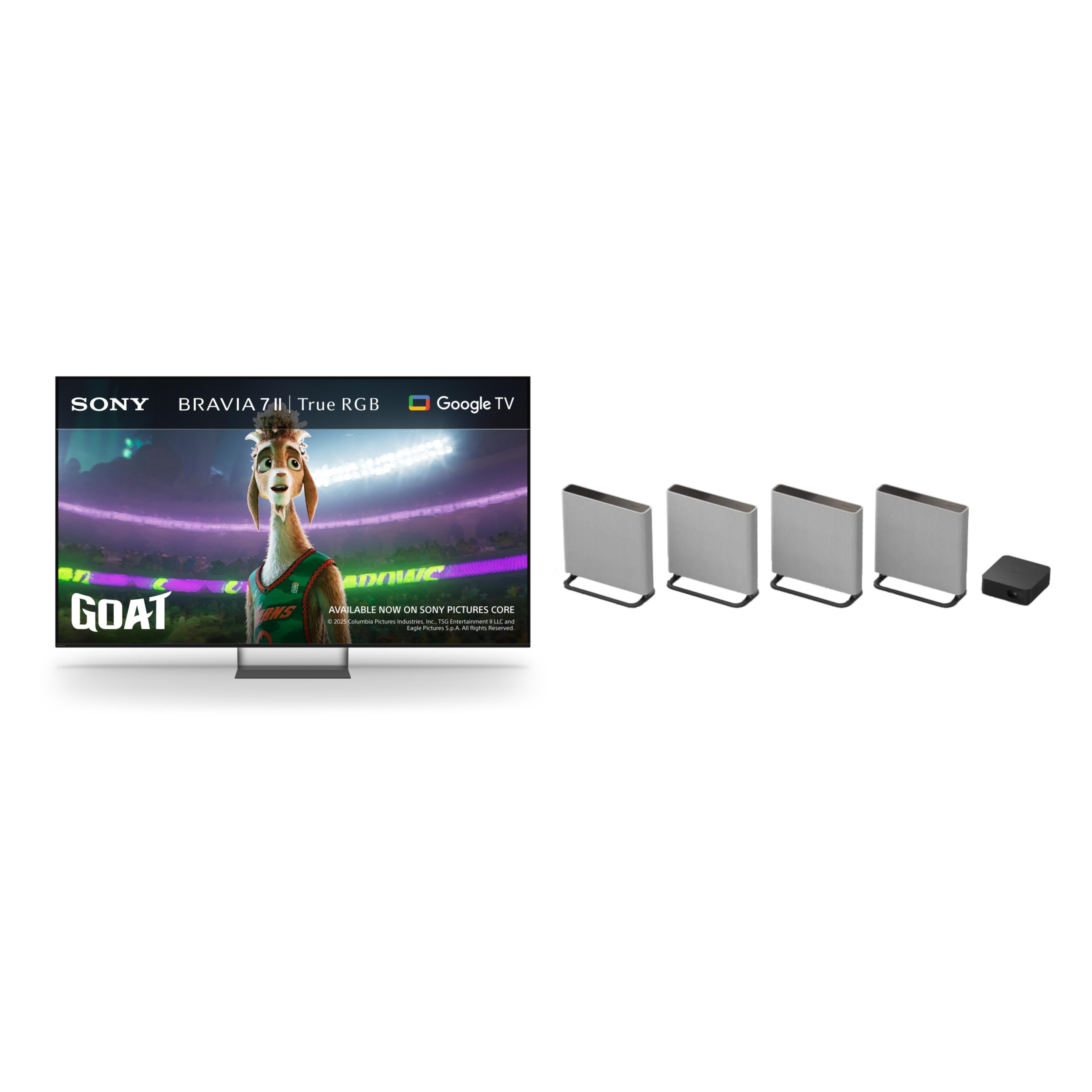 Sony K75XR75M2PB.UKA 75" Mini RGB Smart Television + HTA9M2.CEK BRAVIA Theatre Quad