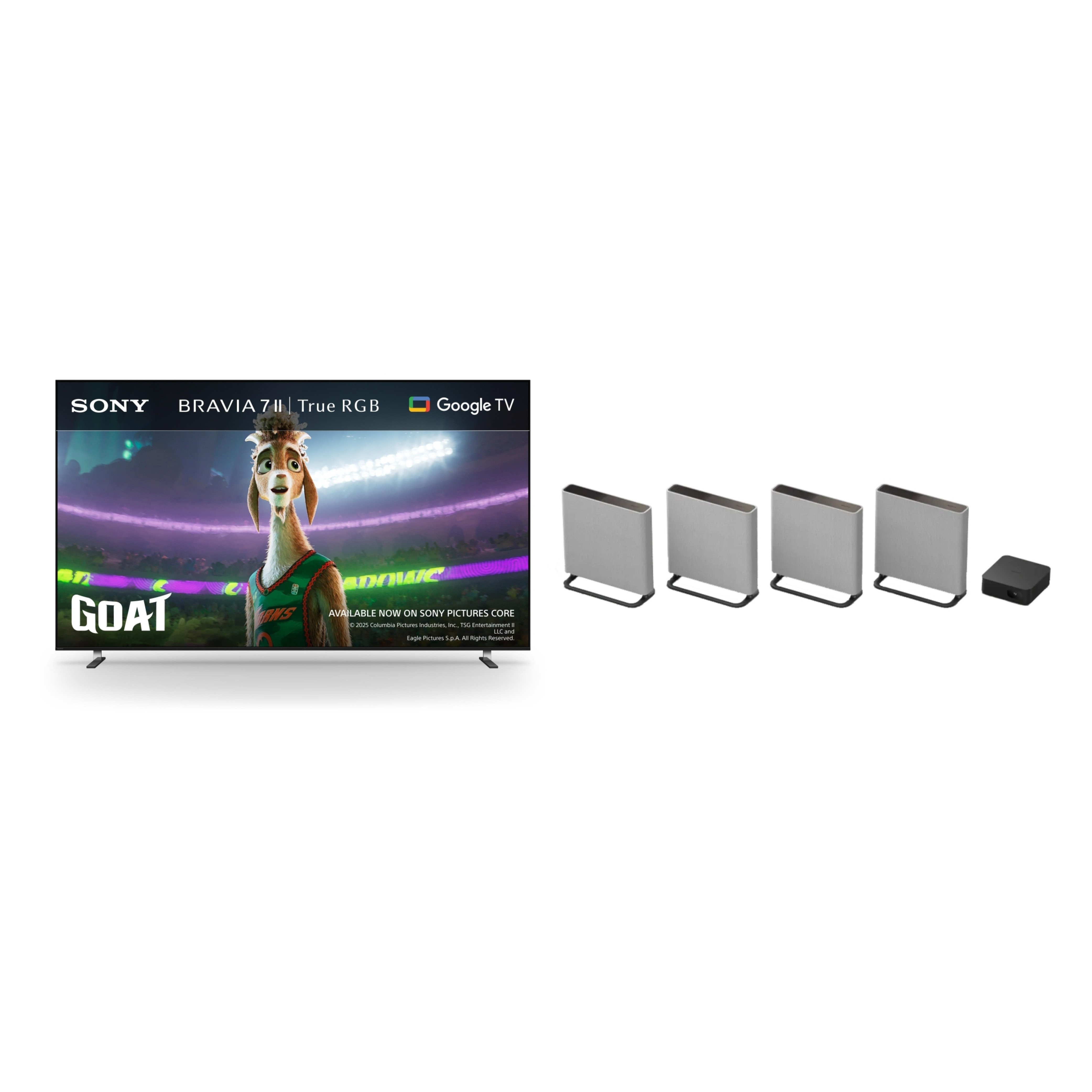 Sony K98XR75M2PB.UKA 98" Mini RGB Smart Television + HTA9M2.CEK BRAVIA Theatre Quad