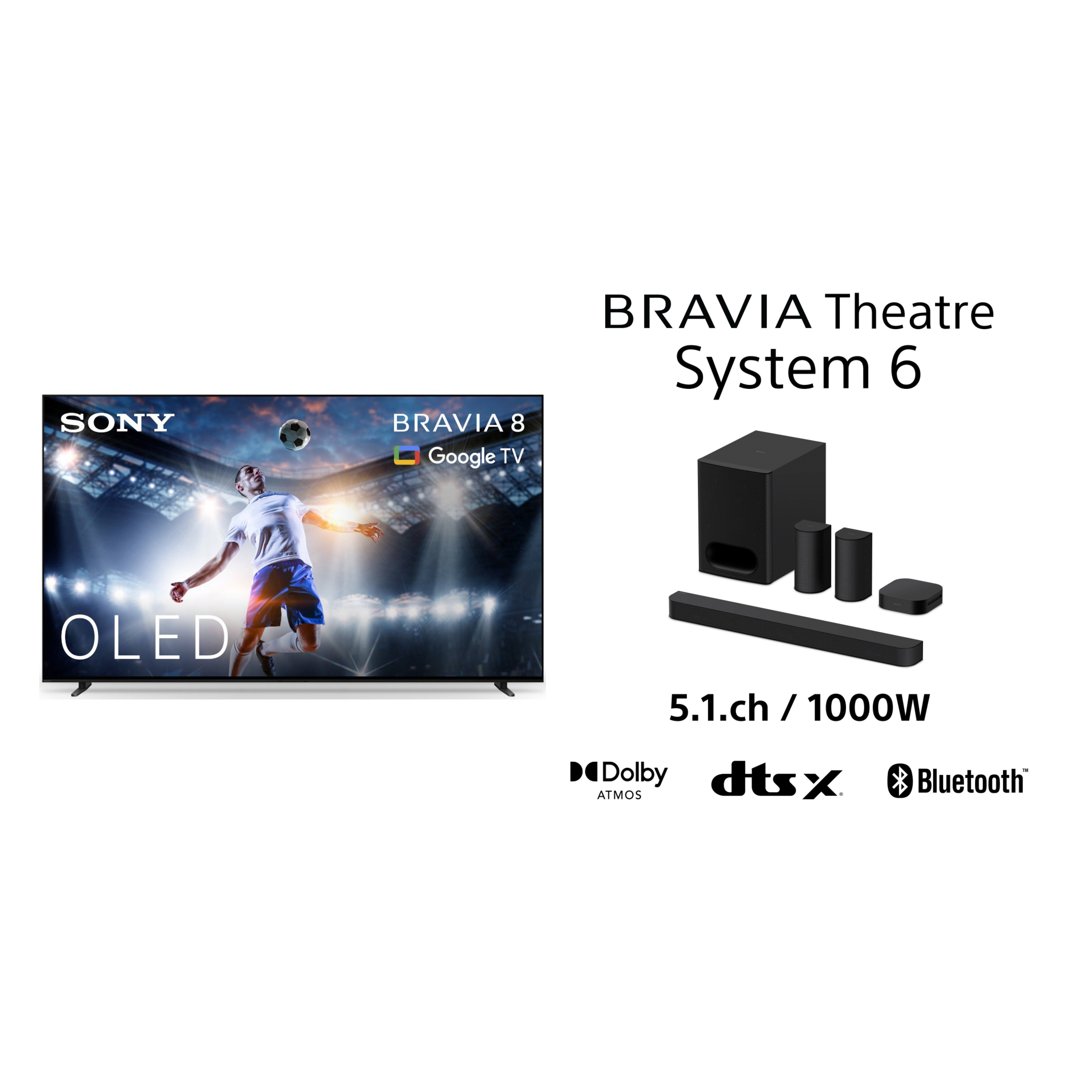 Sony K65XR80U 65" 4K OLED Smart TV + HTS60.CEK Sound Bar
