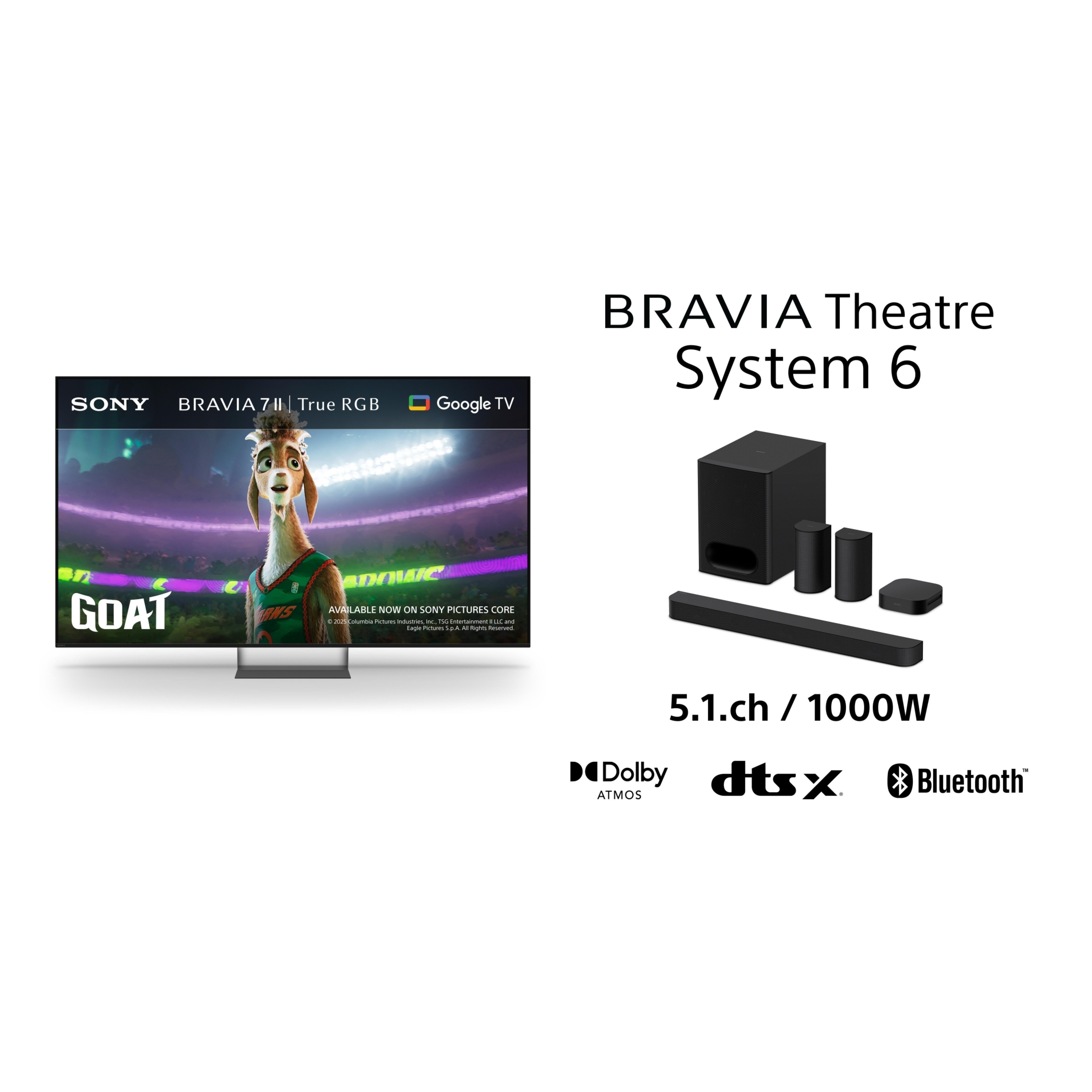 Sony K75XR75M2PB.UKA 75" Mini RGB Smart Television + HTS60.CEK Sound Bar