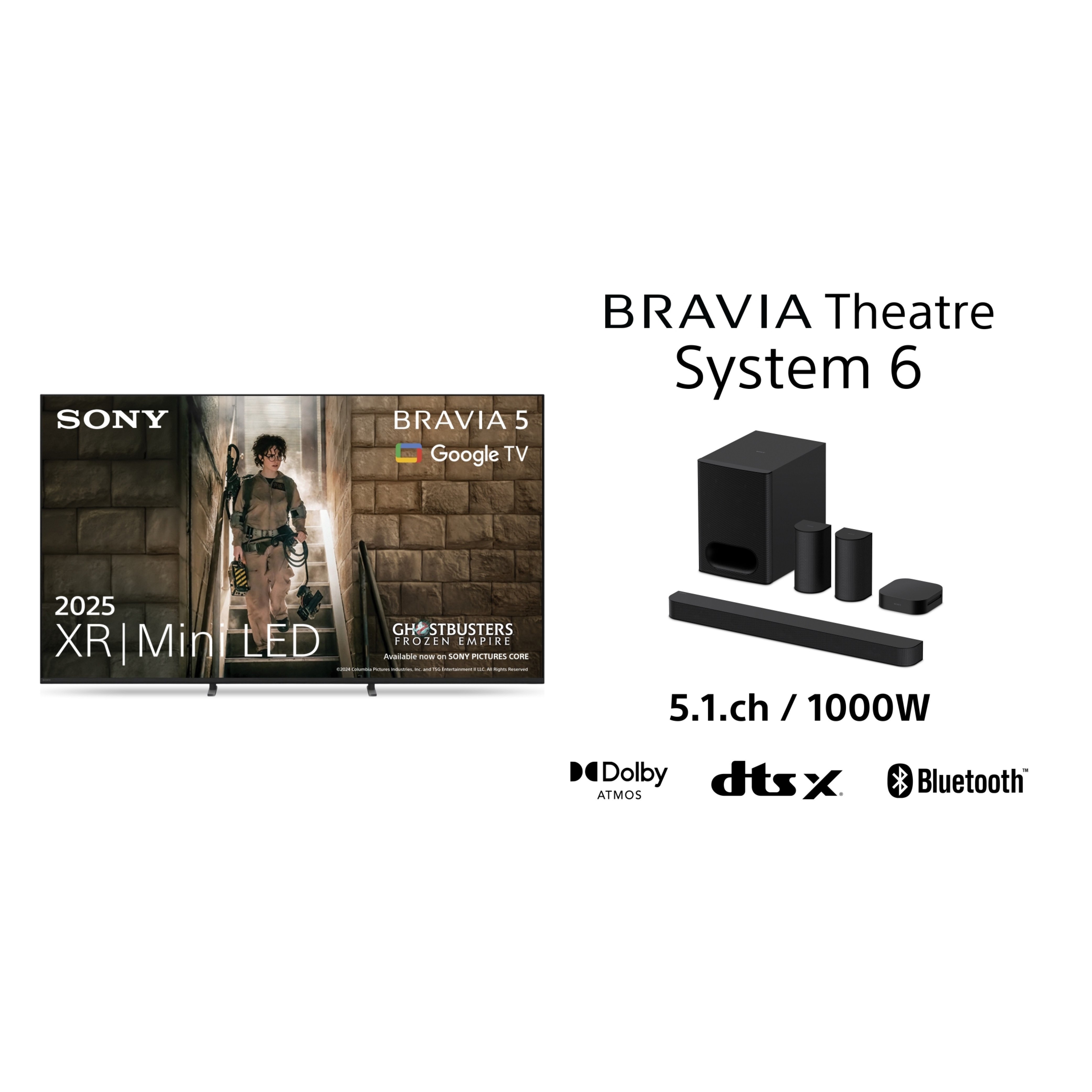 Sony K85XR55BP.UKA 85" Mini LED Smart Television + HTS60.CEK Sound Bar
