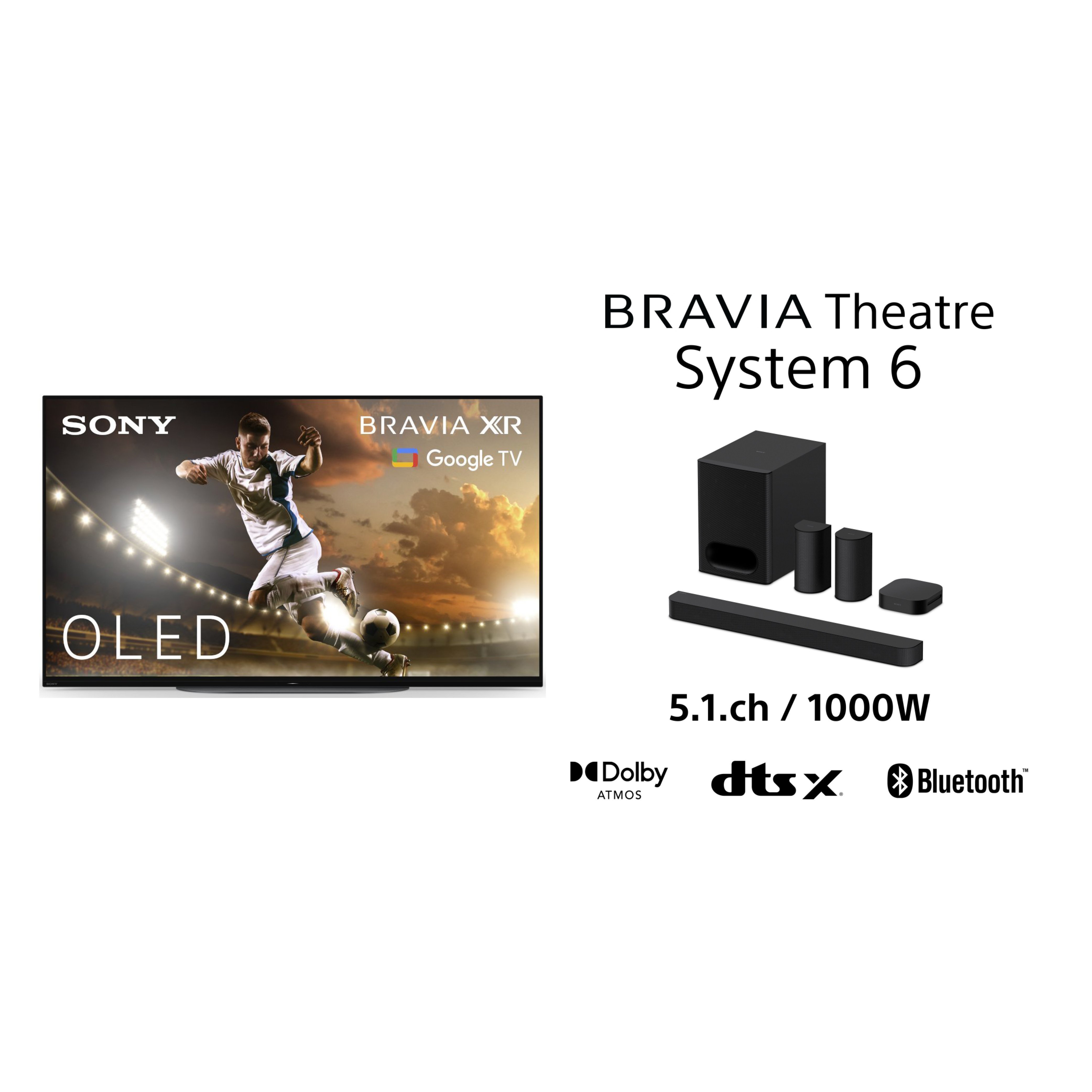 Sony XR42A90KU 42" 4K Ultra HD HDR OLED Smart Google TV + HTS60.CEK Sound Bar