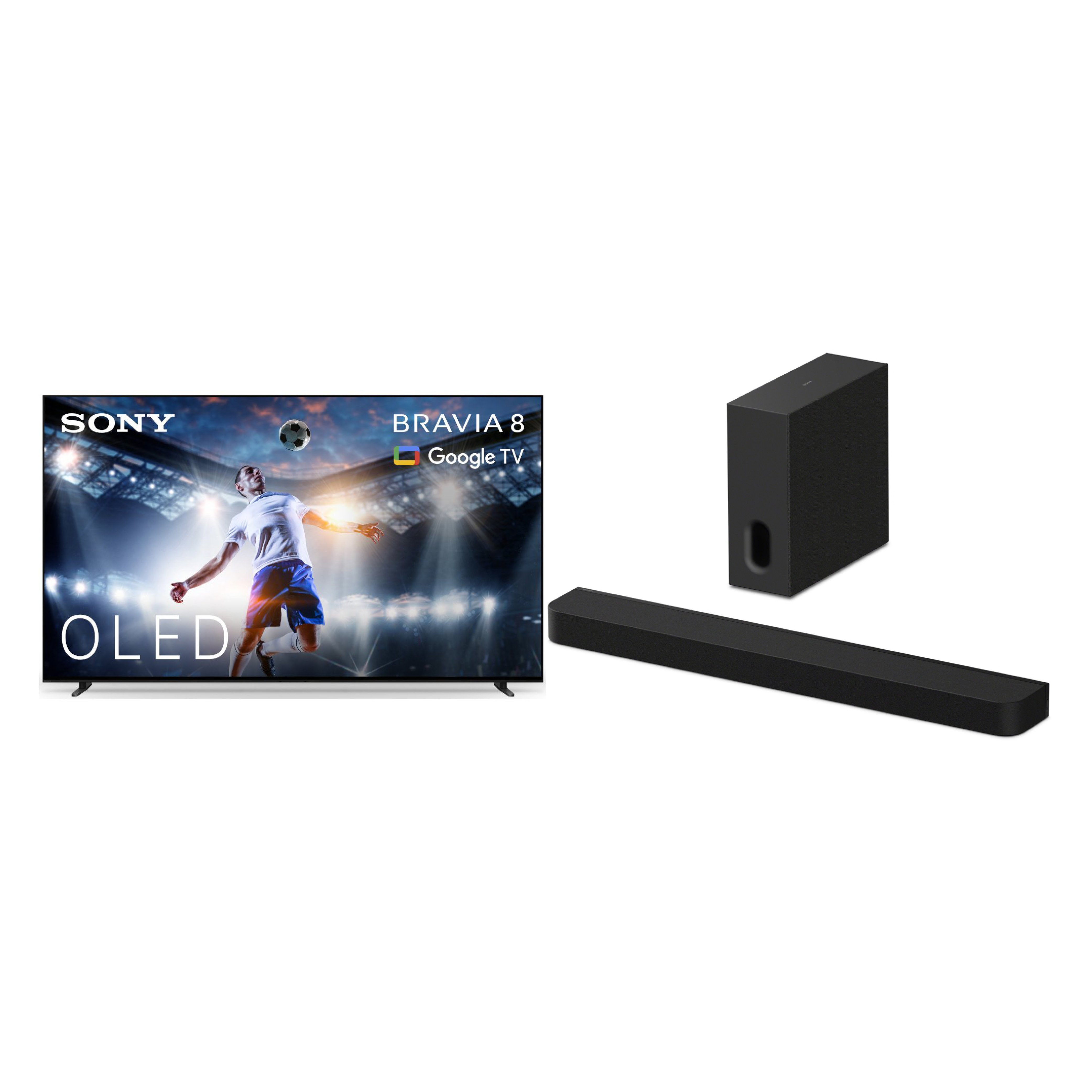 Sony K55XR80PU 55" 4K OLED Smart TV + HTA7100KIT.CEK Sound Bar