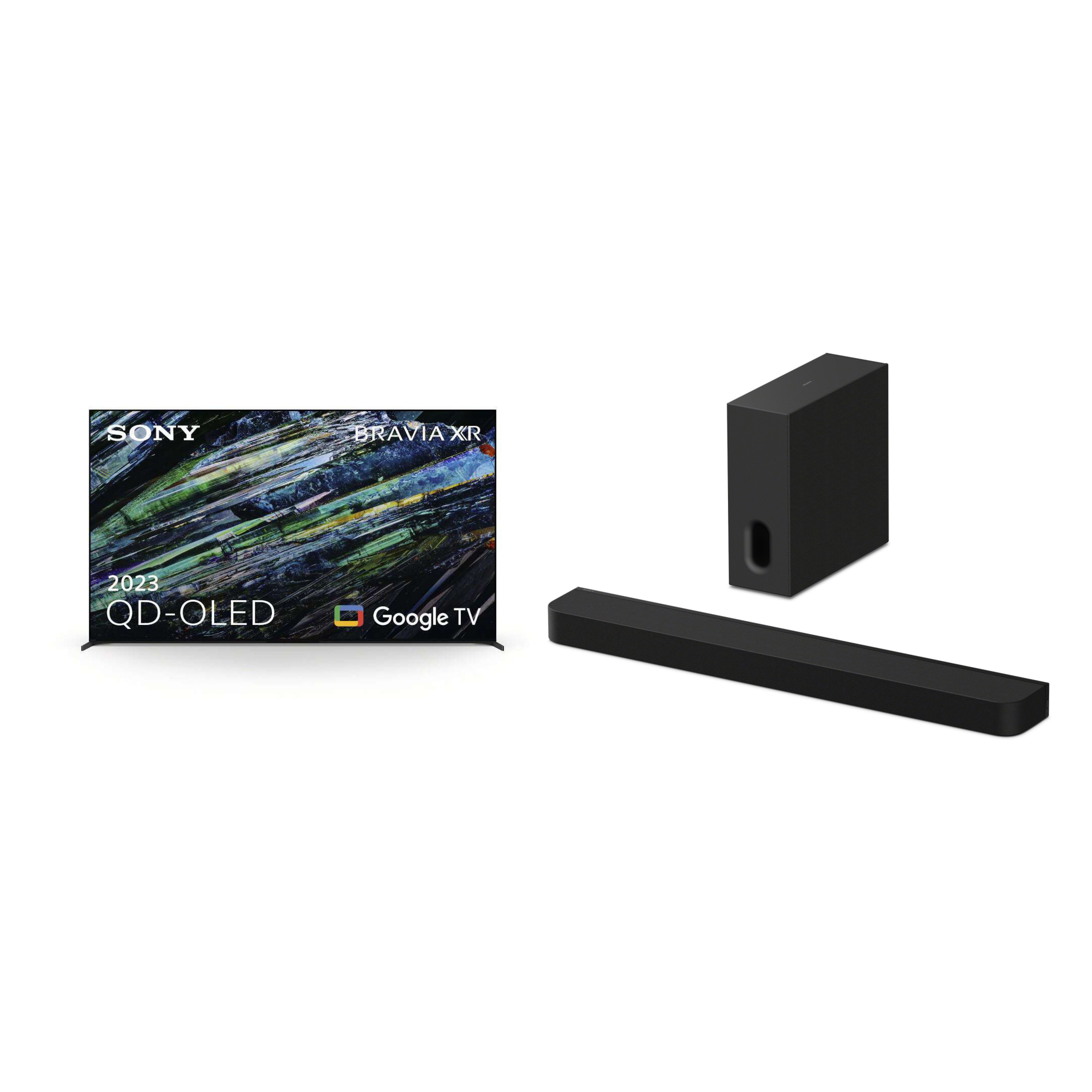 Sony XR77A95LPU 77" QD-OLED 4K Ultra HD Smart TV + HTA7100KIT.CEK Sound Bar