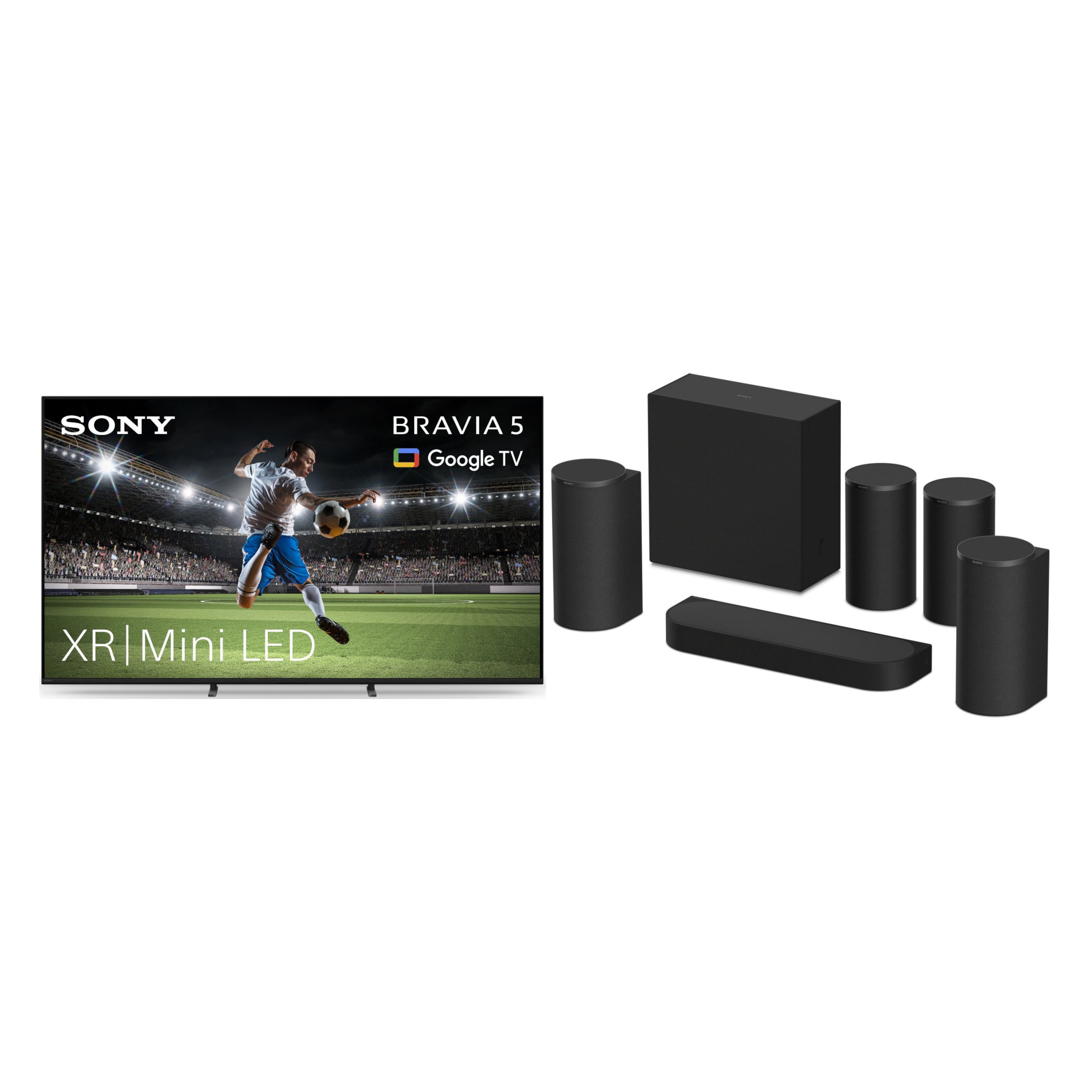 Sony K55XR55B.UKA 55" Mini LED Smart Television + HTA8KIT.CEK Sound Bar