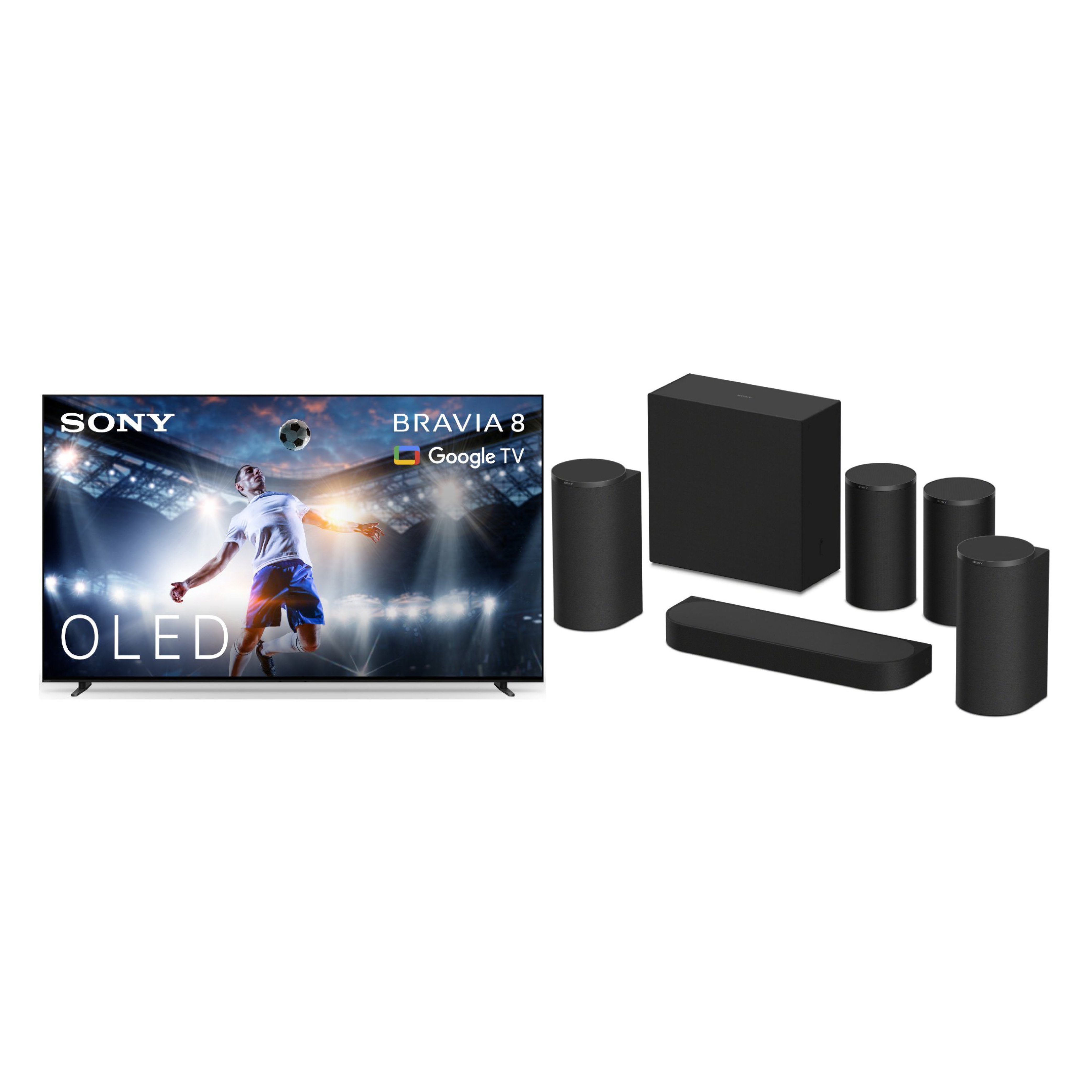 Sony K65XR80U 65" 4K OLED Smart TV + HTA8KIT.CEK Sound Bar