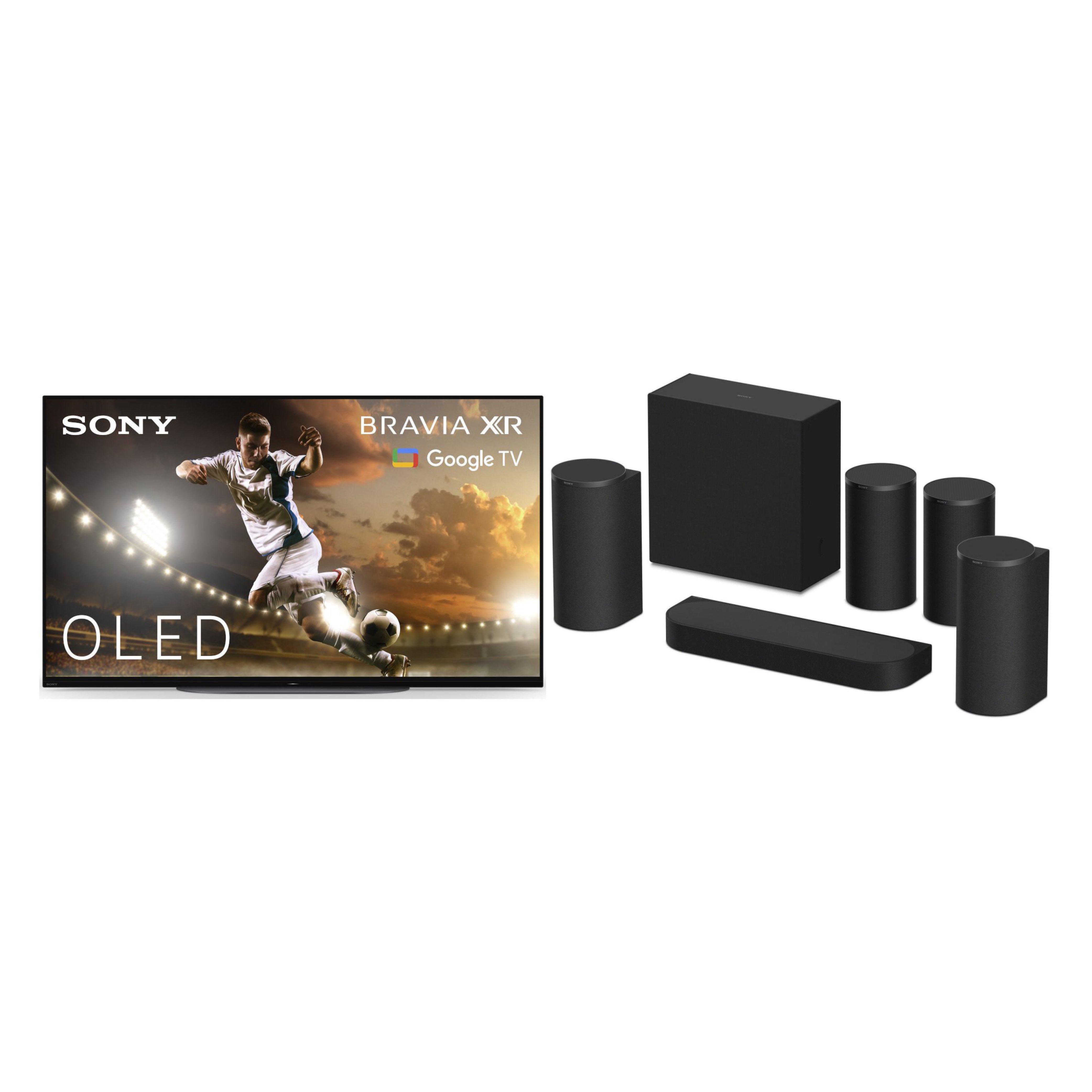 Sony XR48A90KU 48" 4K Ultra HD HDR OLED Smart Google TV + HTA8KIT.CEK Sound Bar