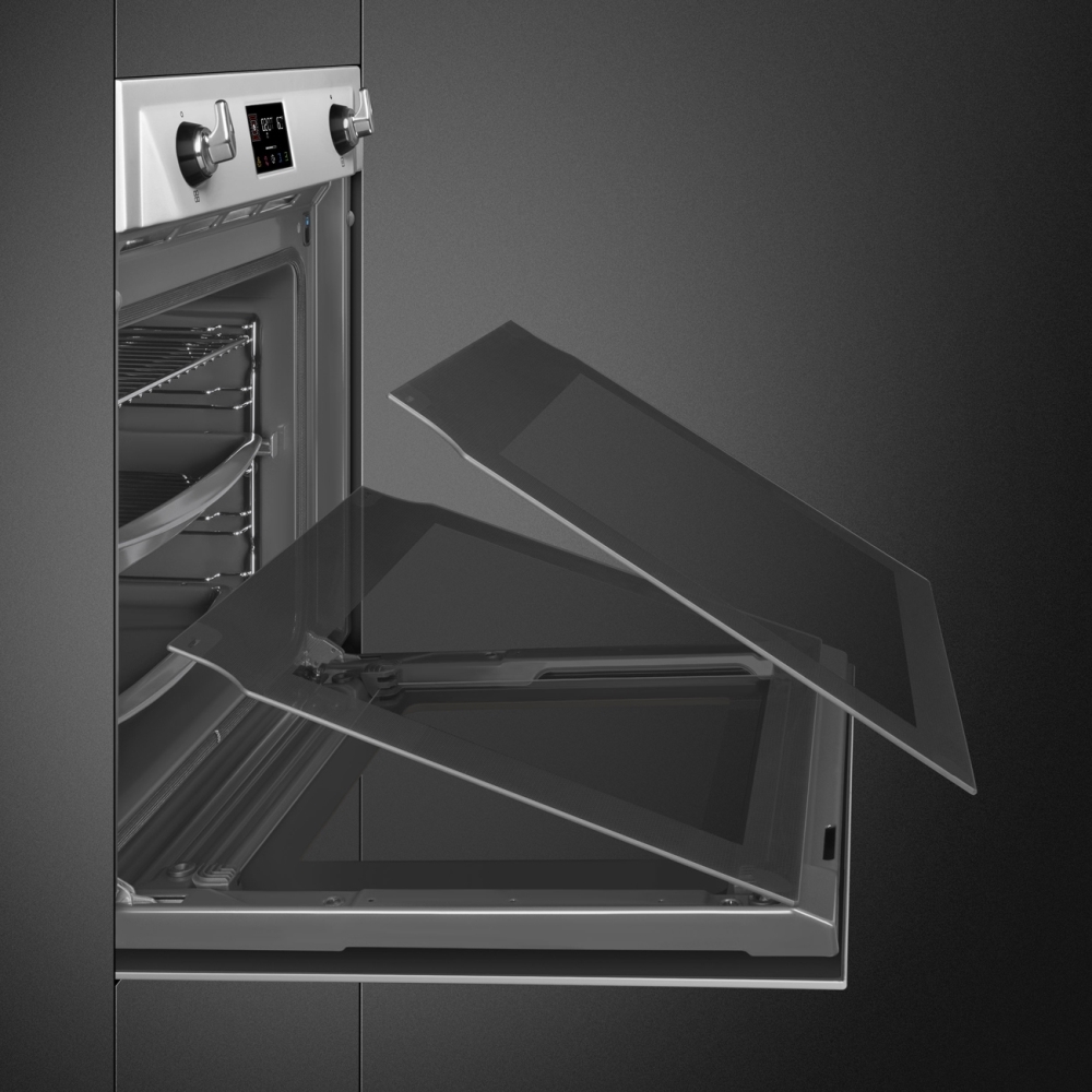 Smeg SOP6902S2PX Victoria BuiltIn Electric Single Oven with Steam