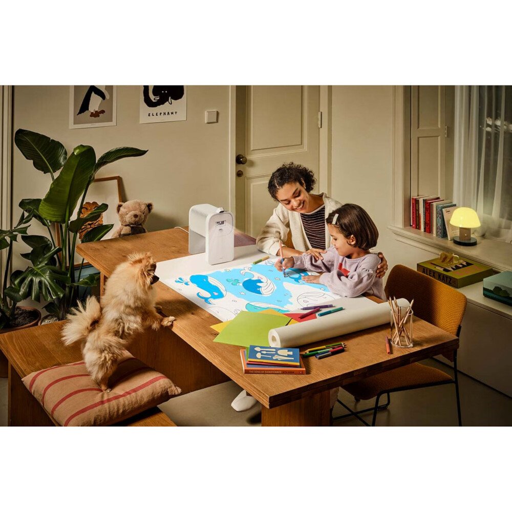 Samsung SP-LPF5DSAXXXU The Premiere 5 Full HD Touch Interaction Projector, White