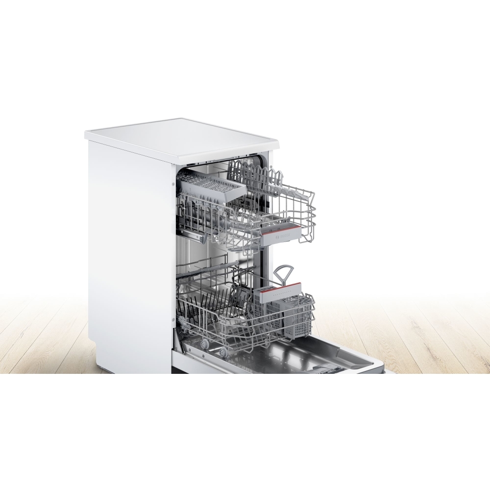 Bosch SPS4HKW45G Series 4 Slimline Dishwasher, White Marks Electrical