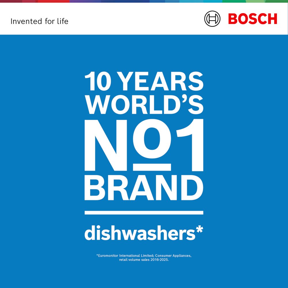 Bosch SPS4HMI14G Series 4 Slimline Dishwasher, 10 Place Settings, Stainless Steel, D Rated
