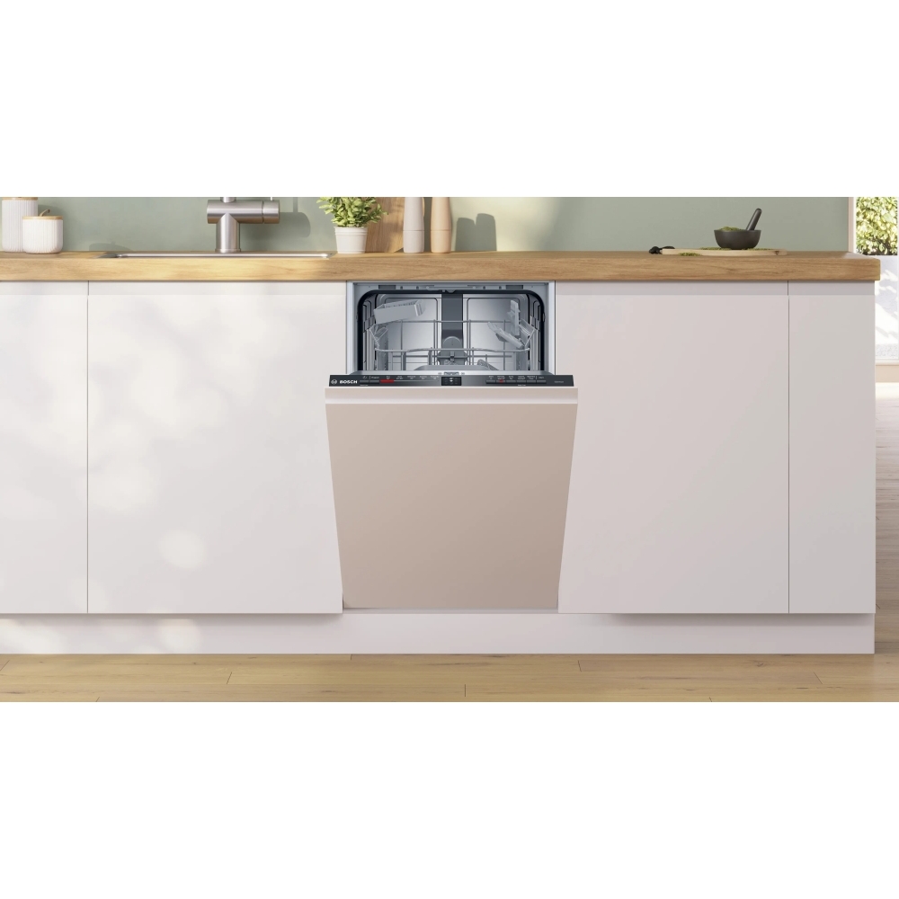 Bosch SPV2HKX02G Fully Integrated Slimline Dishwasher, 10 Place Settings, D Rated