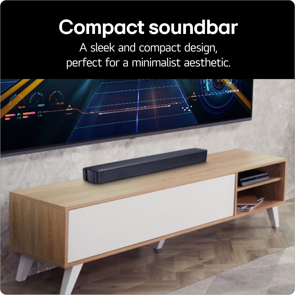 LG SQM1.AGBRLLK Sound Bar, Black