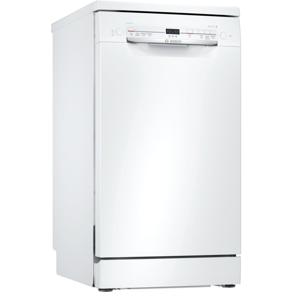 Bosch SRS2IKW04G Series 2 Slimline Dishwasher, White