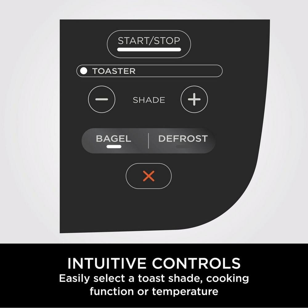 Ninja ST202UK Foodi 3-in-1 Toaster, Grill & Panini Press, 2 Slice, Stainless Steel