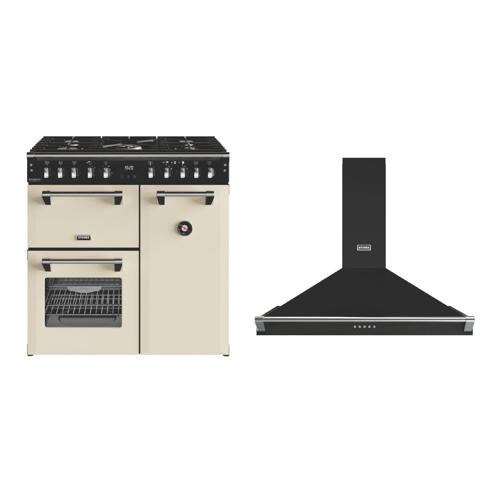 Stoves Richmond Deluxe Dual Fuel Range Cooker & Hood Pack
