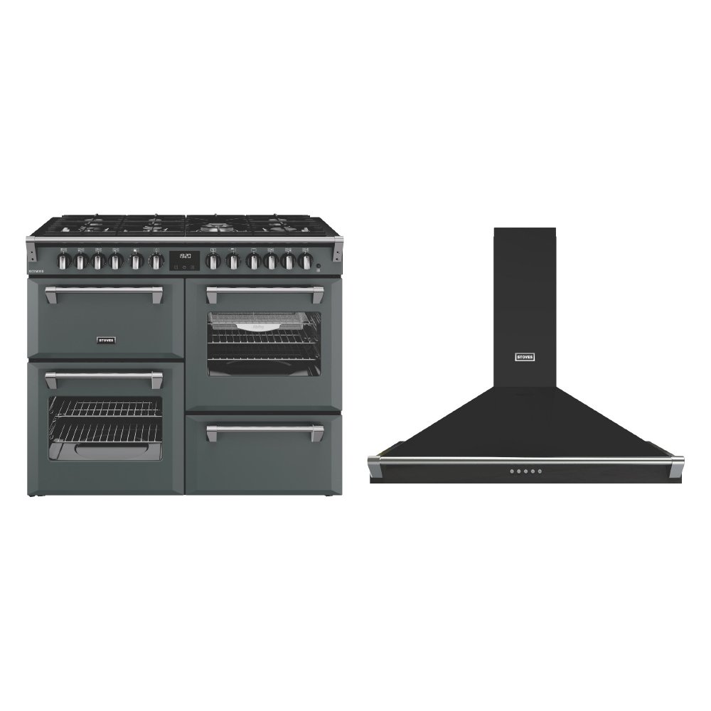 Stoves Richmond Dual Fuel Range Cooker & Hood Pack