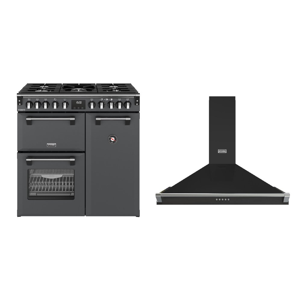 Stoves Richmond Dual Fuel Range Cooker & Hood Pack