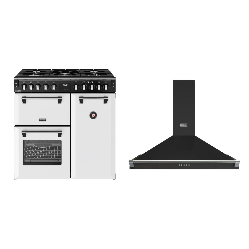 Stoves Richmond Dual Fuel Range Cooker & Hood Pack