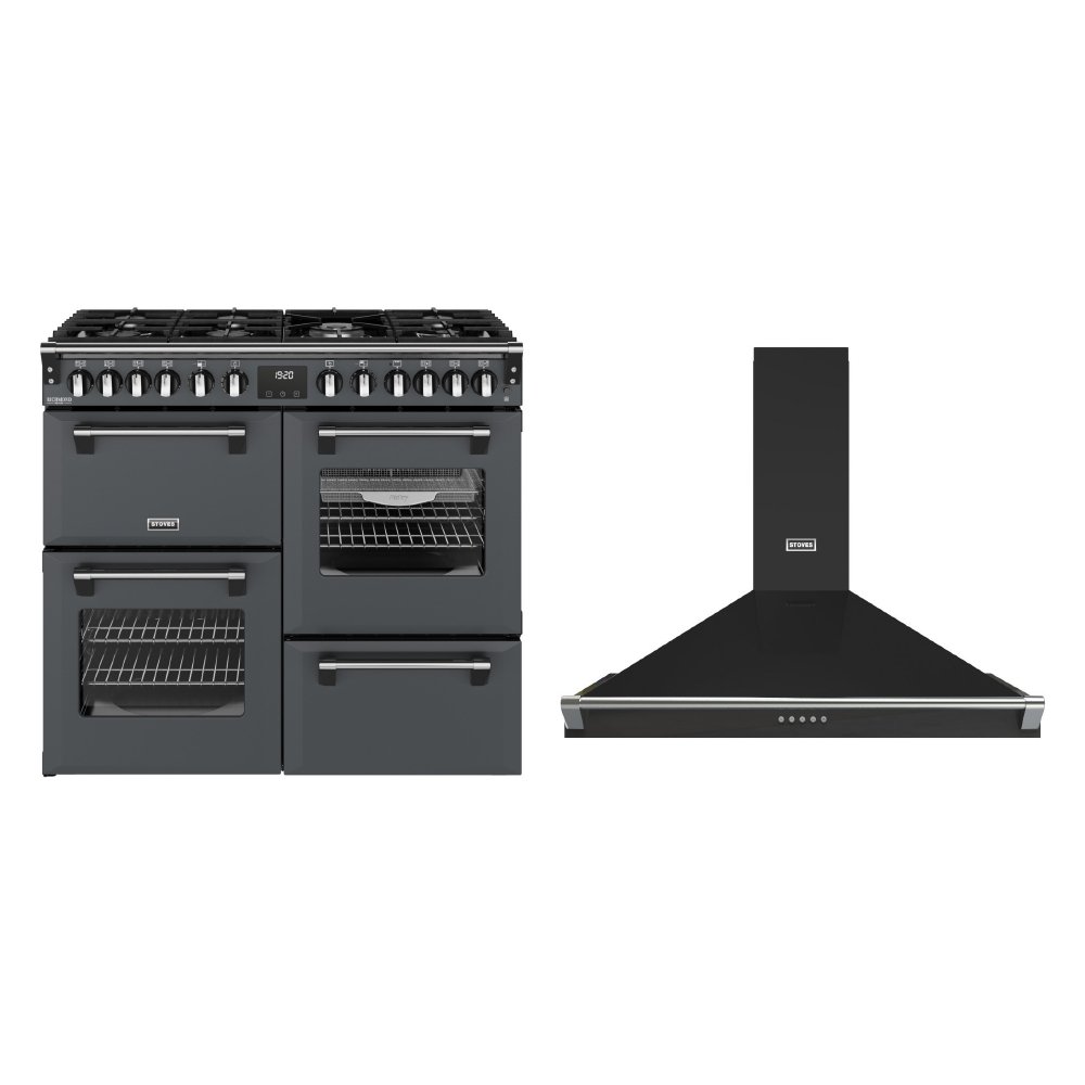 Stoves Richmond Dual Fuel Range Cooker & Hood Pack