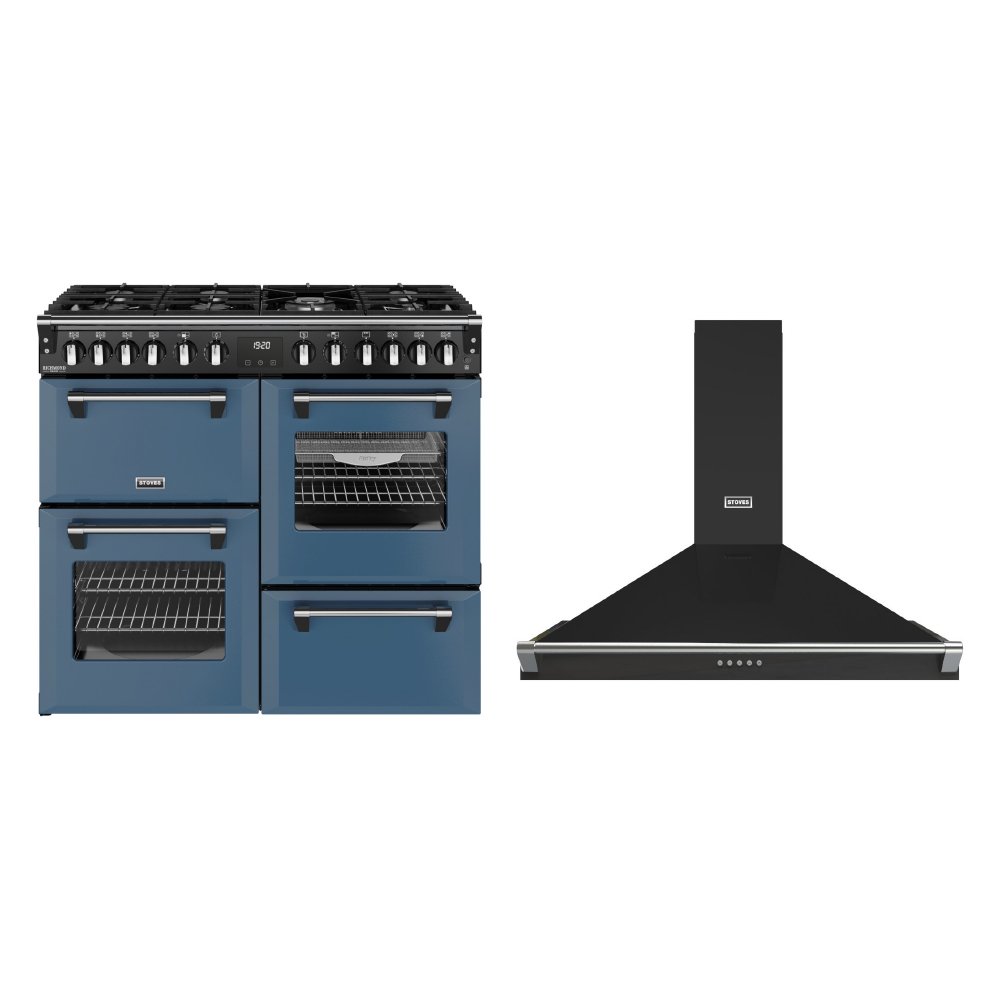 Stoves Richmond Dual Fuel Range Cooker & Hood Pack