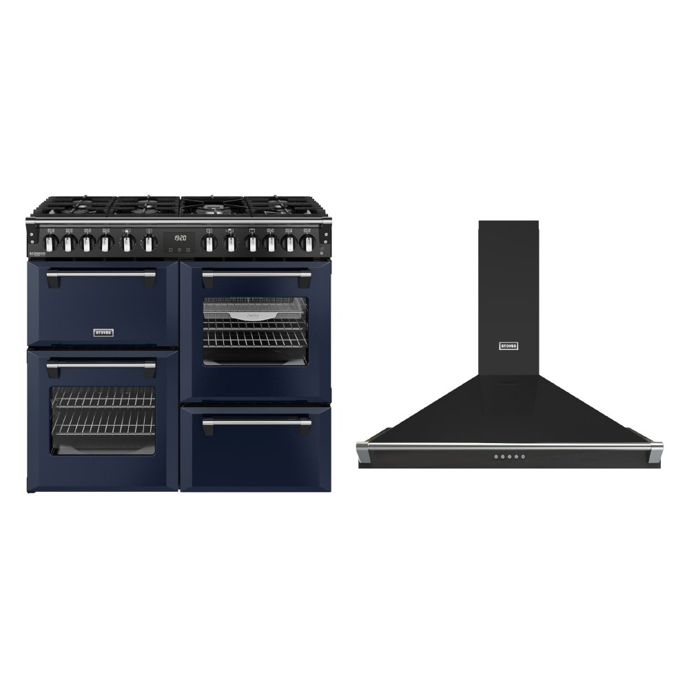 Stoves Richmond Dual Fuel Range Cooker & Hood Pack