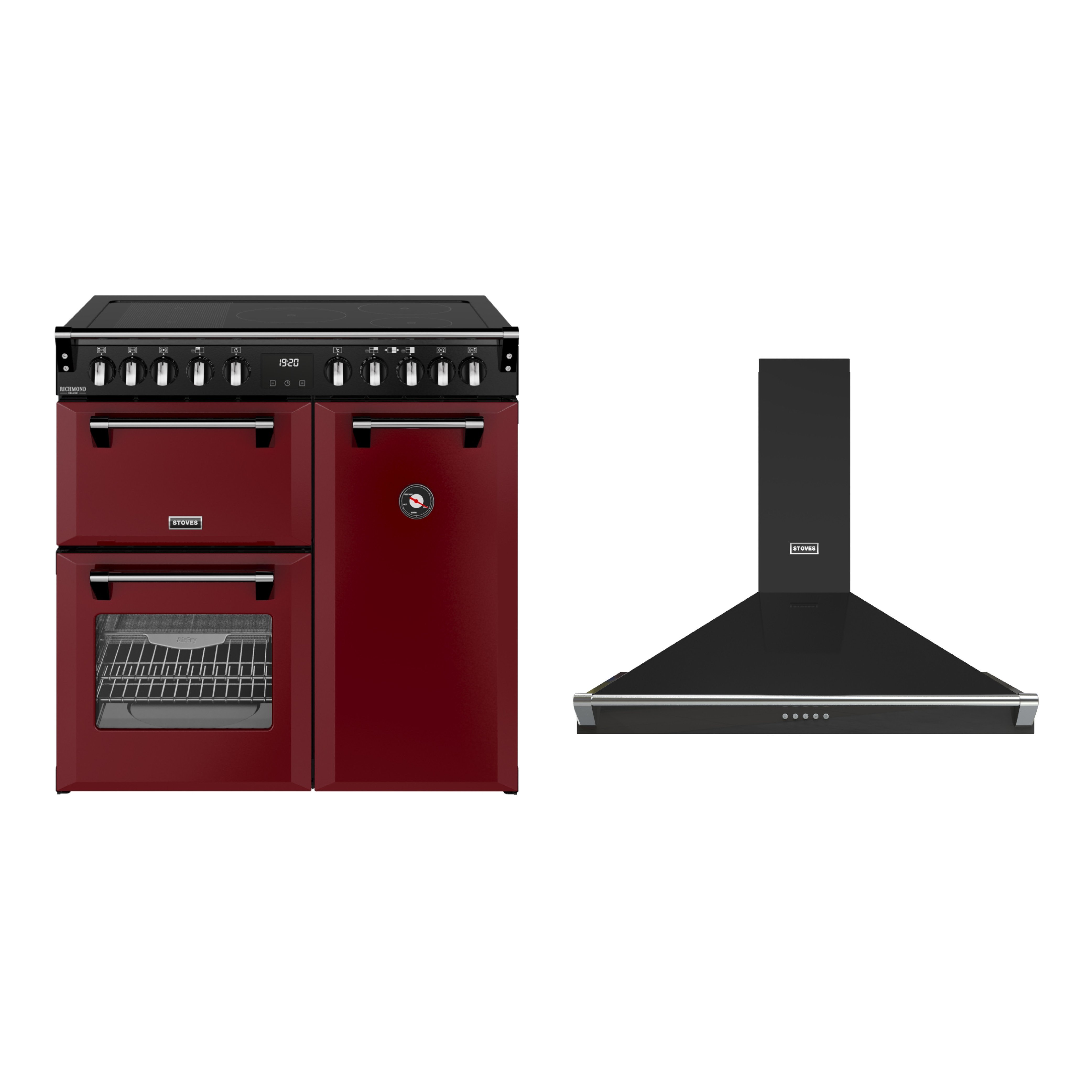 Stoves Richmond Deluxe Induction Range Cooker & Hood Pack