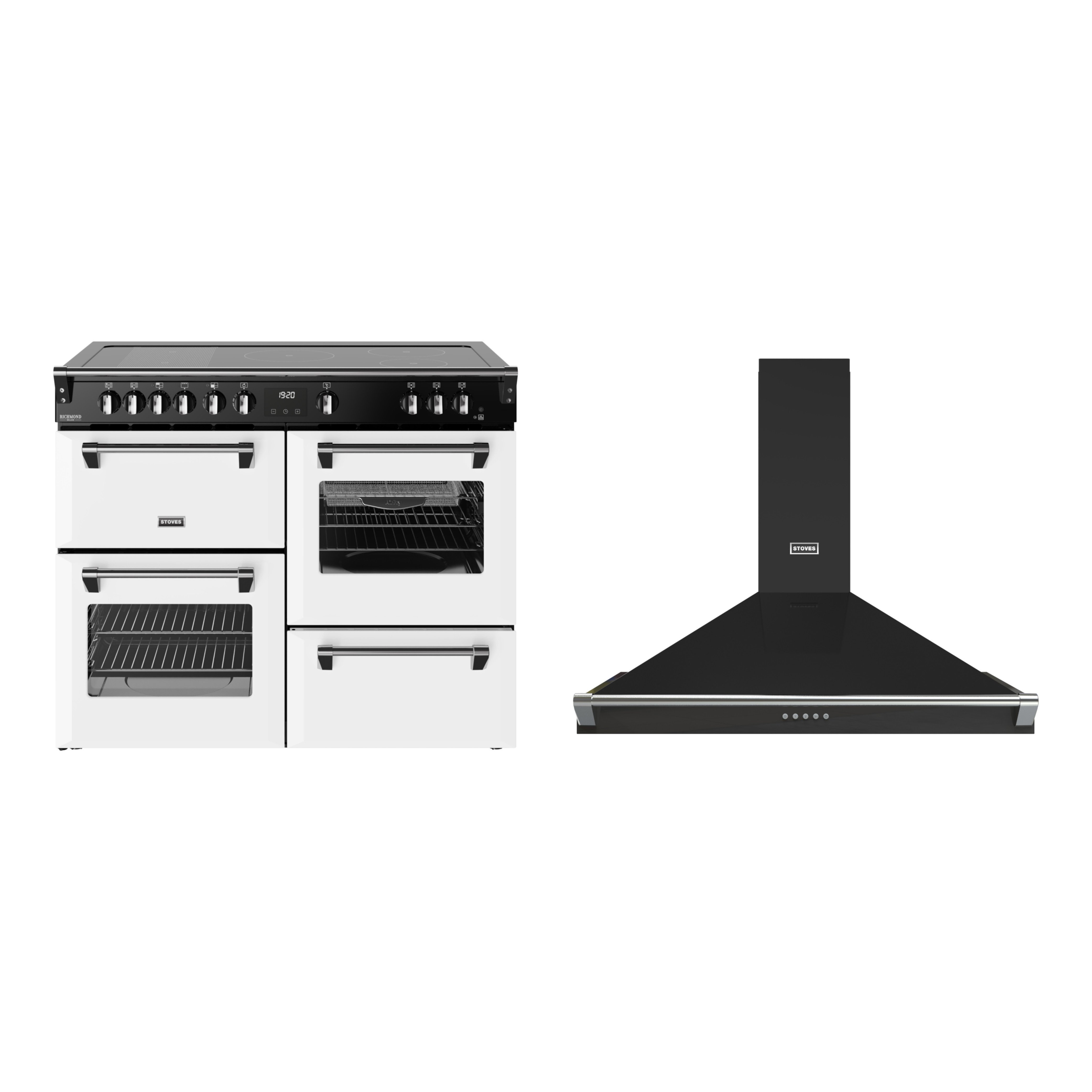 Stoves Richmond Deluxe Induction Range Cooker & Hood Pack